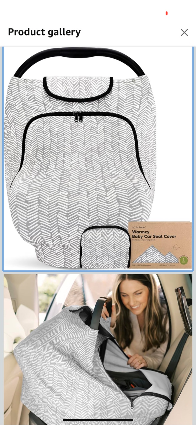 KeeBabies Warmzy Baby Car Seat Cover