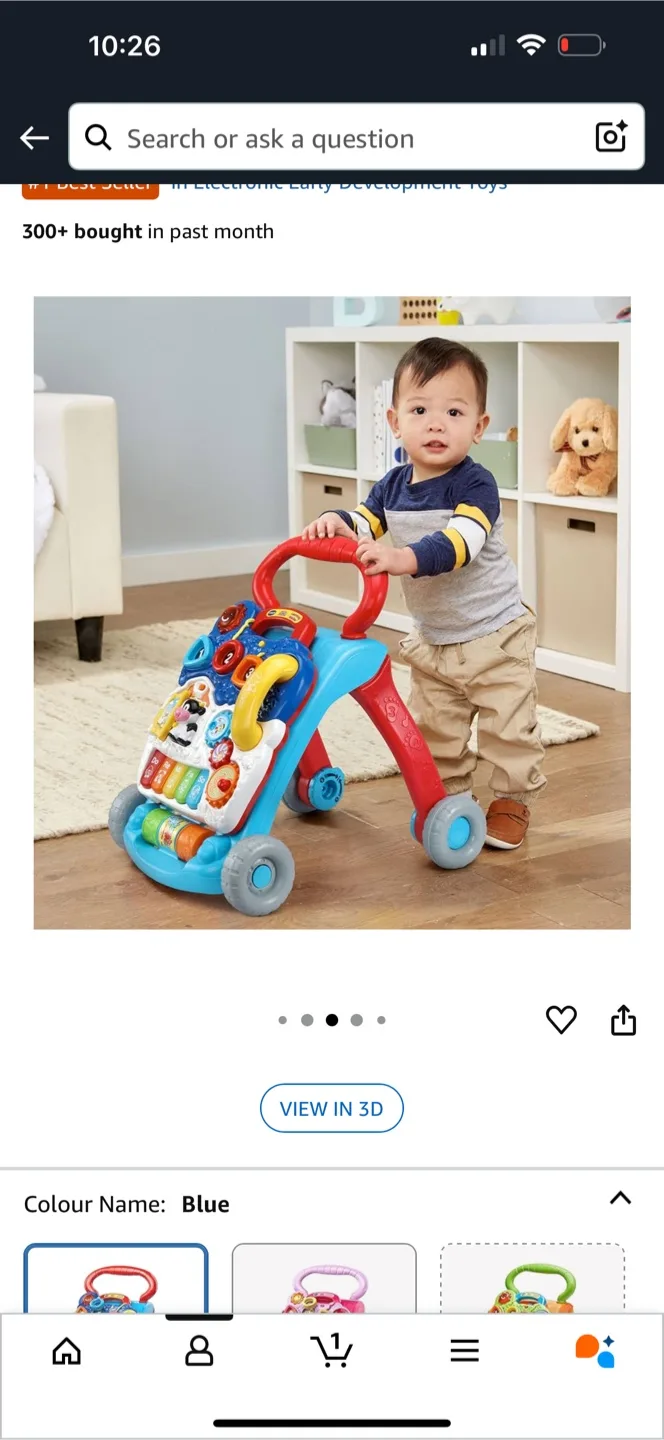 VTech Sit-to-Stand Learning Walker thumbnail