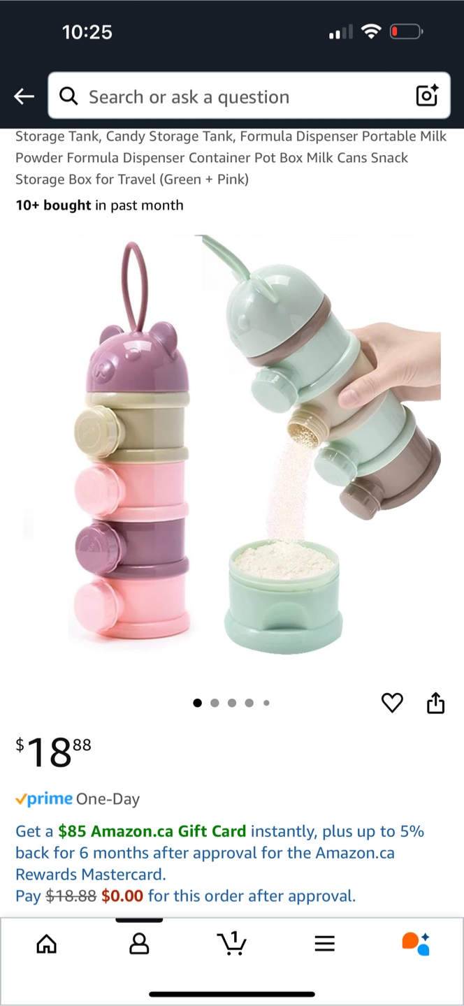 Portable Formula Dispenser - Travel Size
