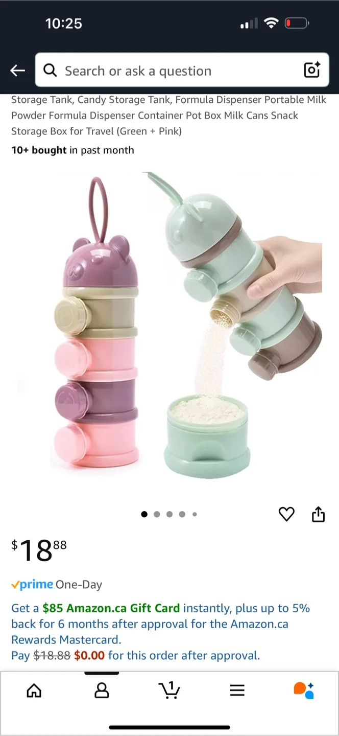 Portable Formula Dispenser - Travel Size thumbnail