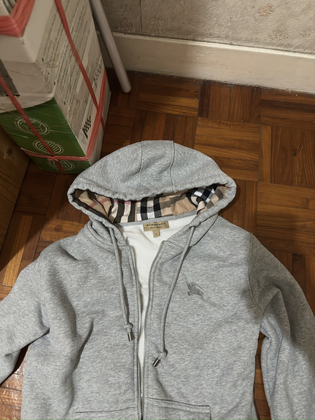 Burberry zip up