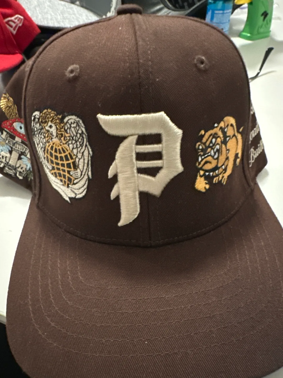 Primitive Skateboarding Brown Baseball Hat thumbnail