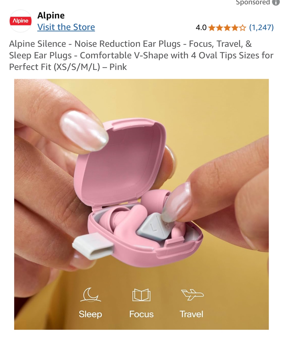 Alpine Silence Earplugs - Pink - photo 5