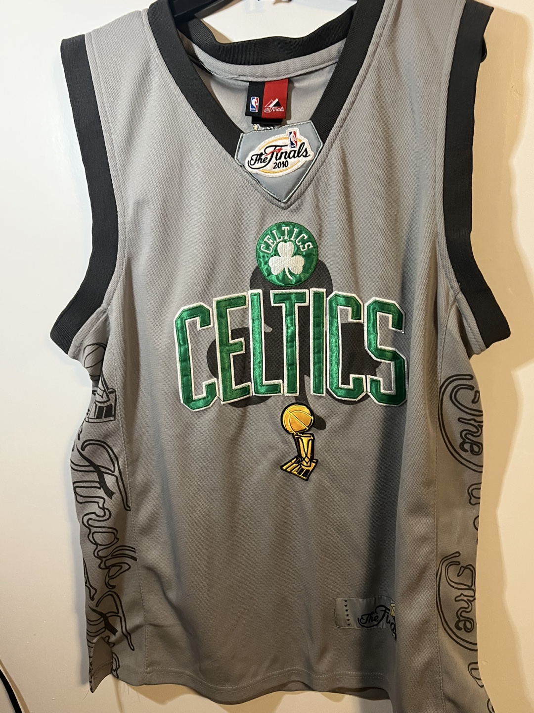 2010 NBA Finals Rajon Rondo Boston Celtics Jersey Size 48