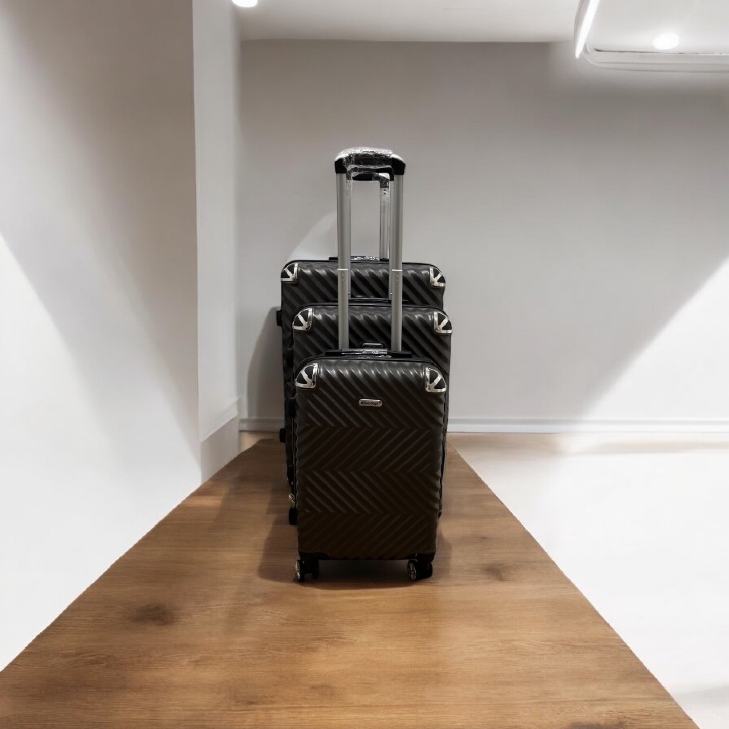 3-Piece Luggage Set - Dark Grey