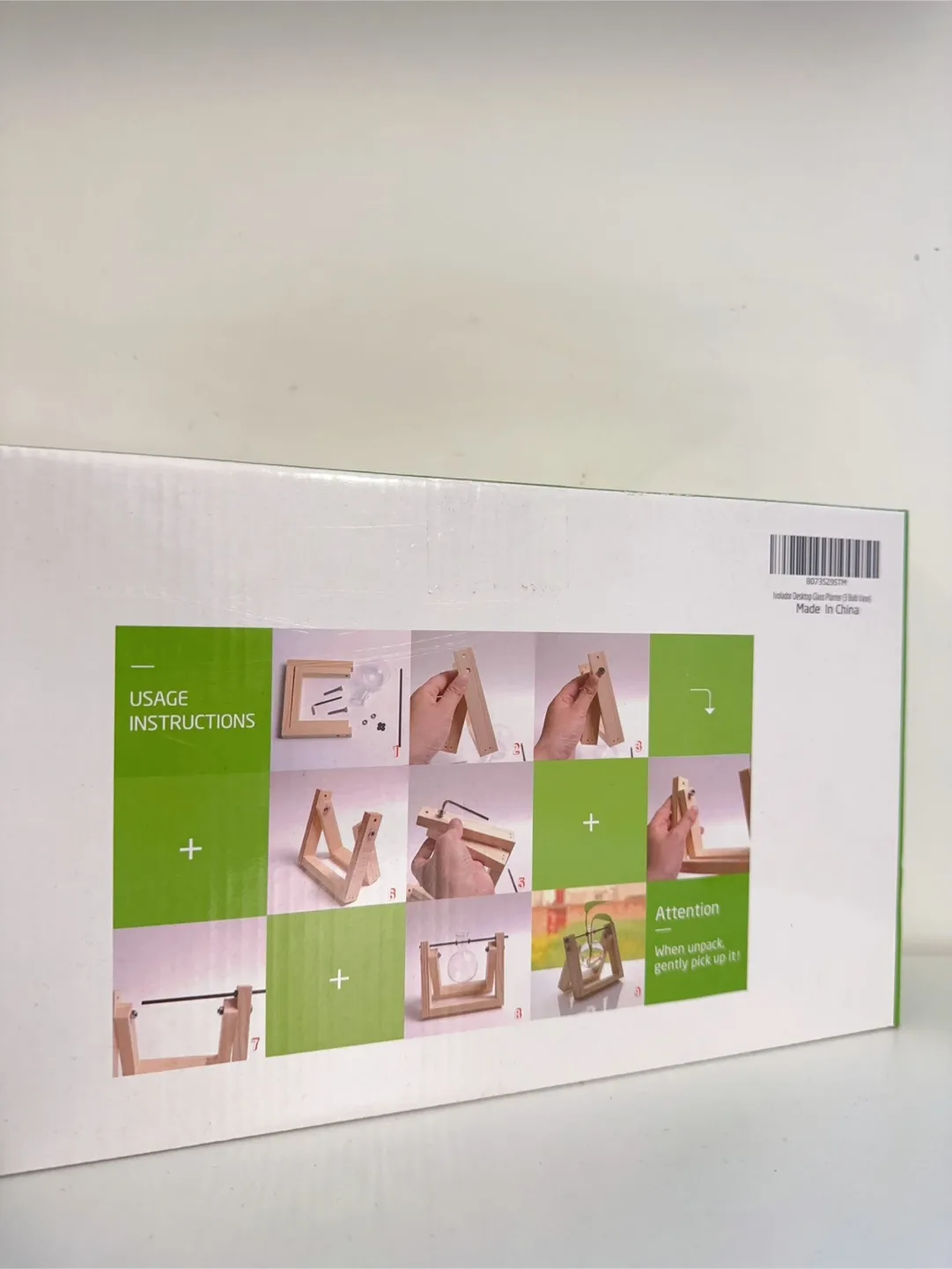 IVOADOR Desktop Glass Planter, 3 Bulb Vase image indicator(3)