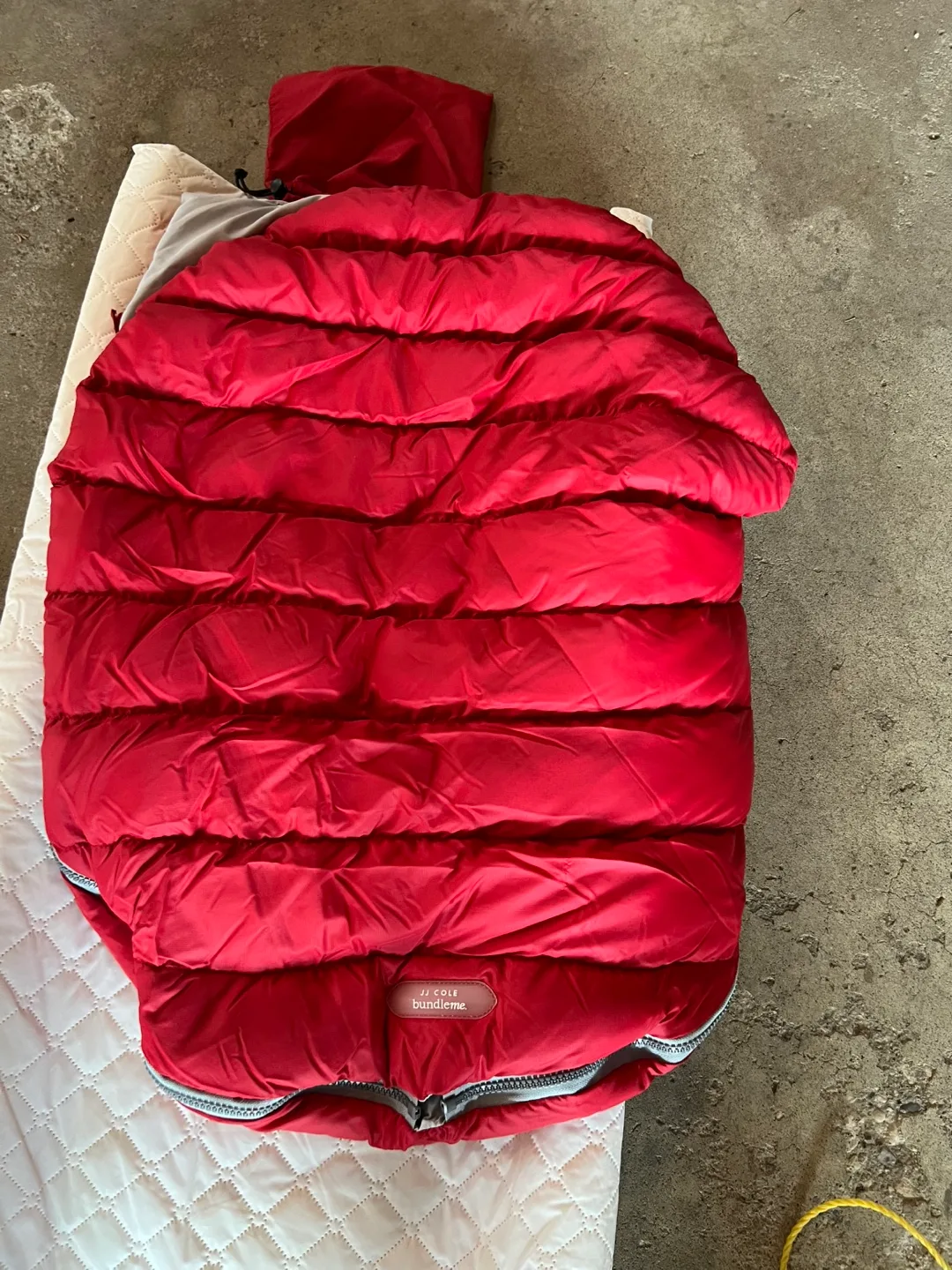 JJ Cole BundleMe Infant Car Seat Cover - Red thumbnail