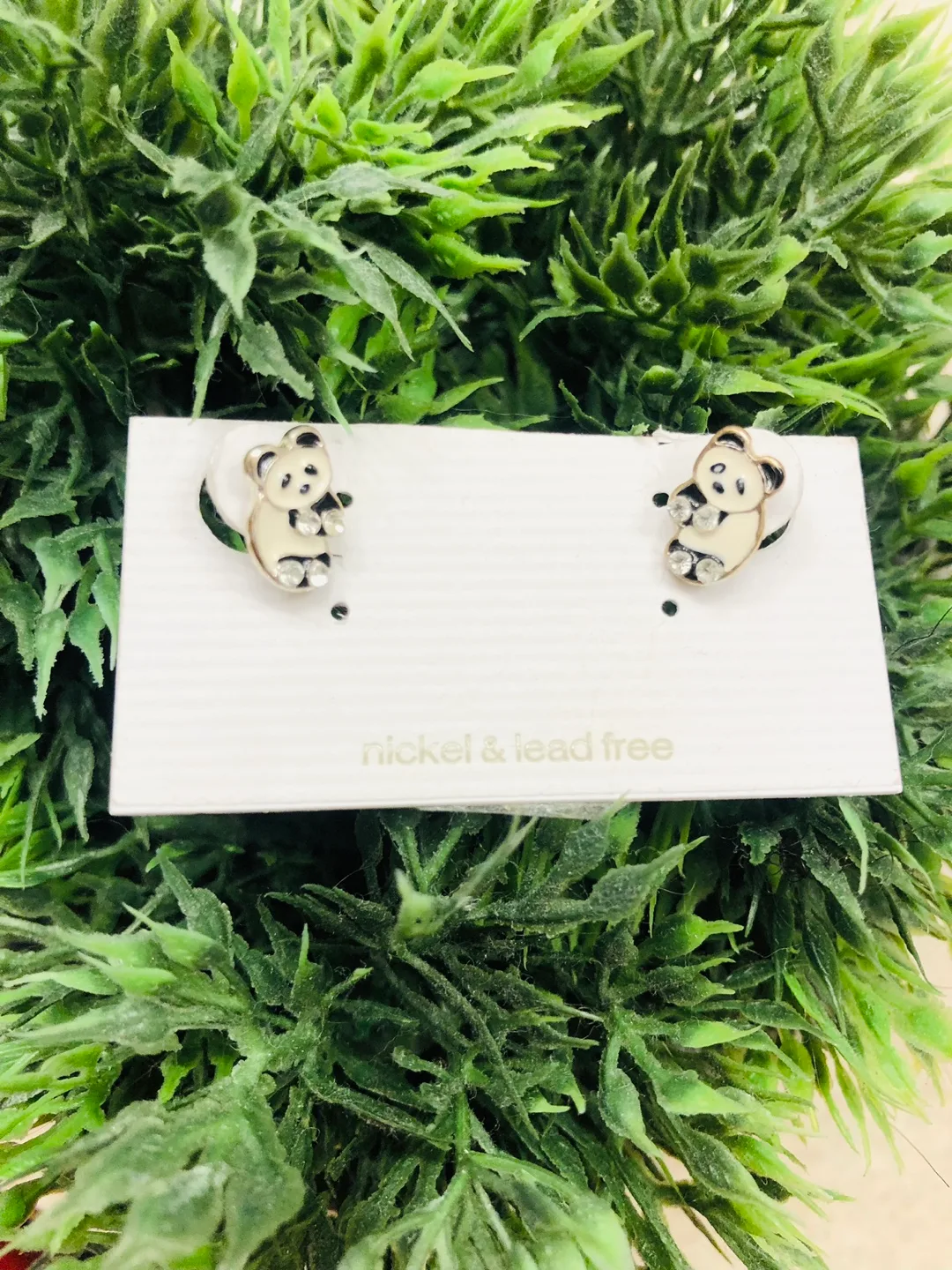 🏒Adorable Panda Bear Stud Earrings thumbnail