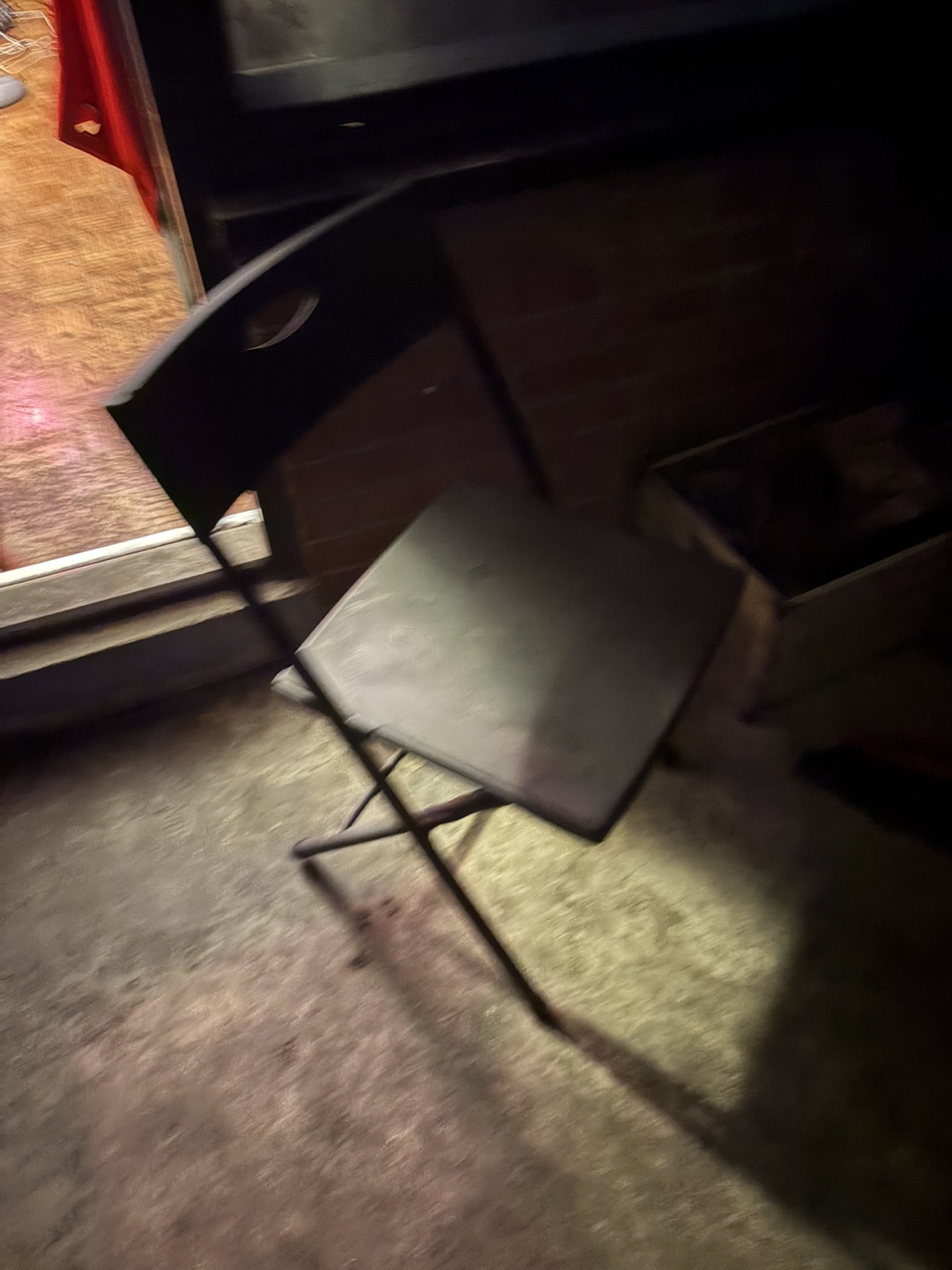 4 IKEA BLACK GUNDE FOLDING CHAIRS - photo 2