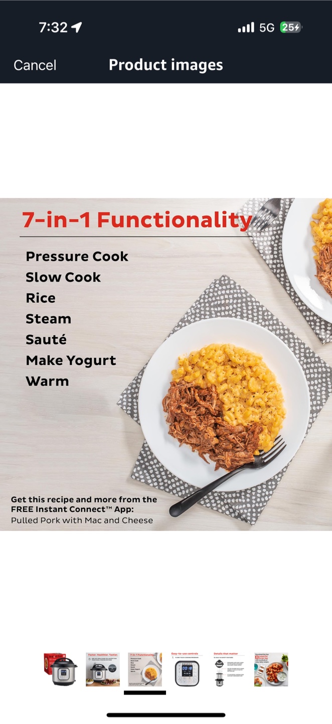 Instant Pot Duo 7-in-1 Electric Pressure Cooker - photo 3