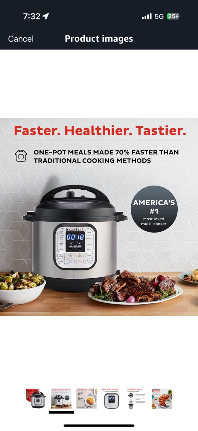 Instant Pot Duo 7-in-1 Electric Pressure Cooker - photo 2