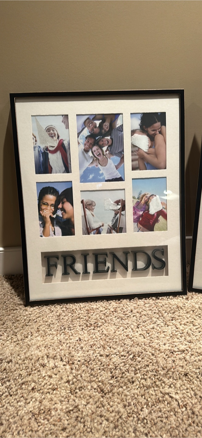 Set of Two Multi-Photo Frames - Friends & Family