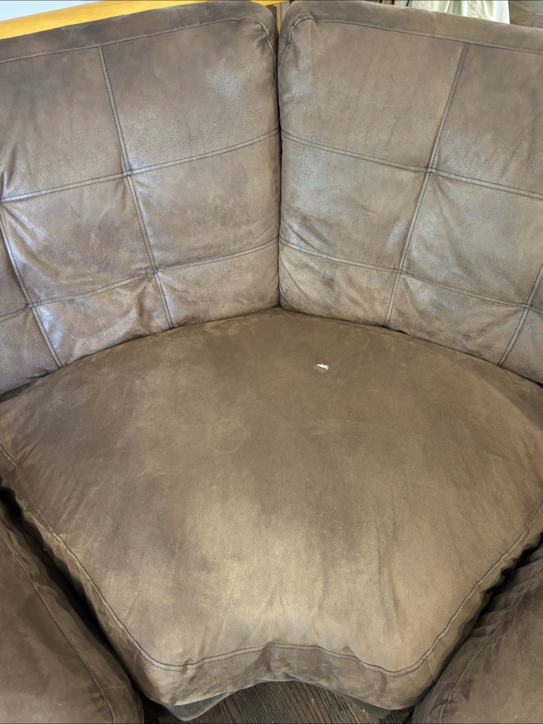 Brown Sectional Sofa - photo 3