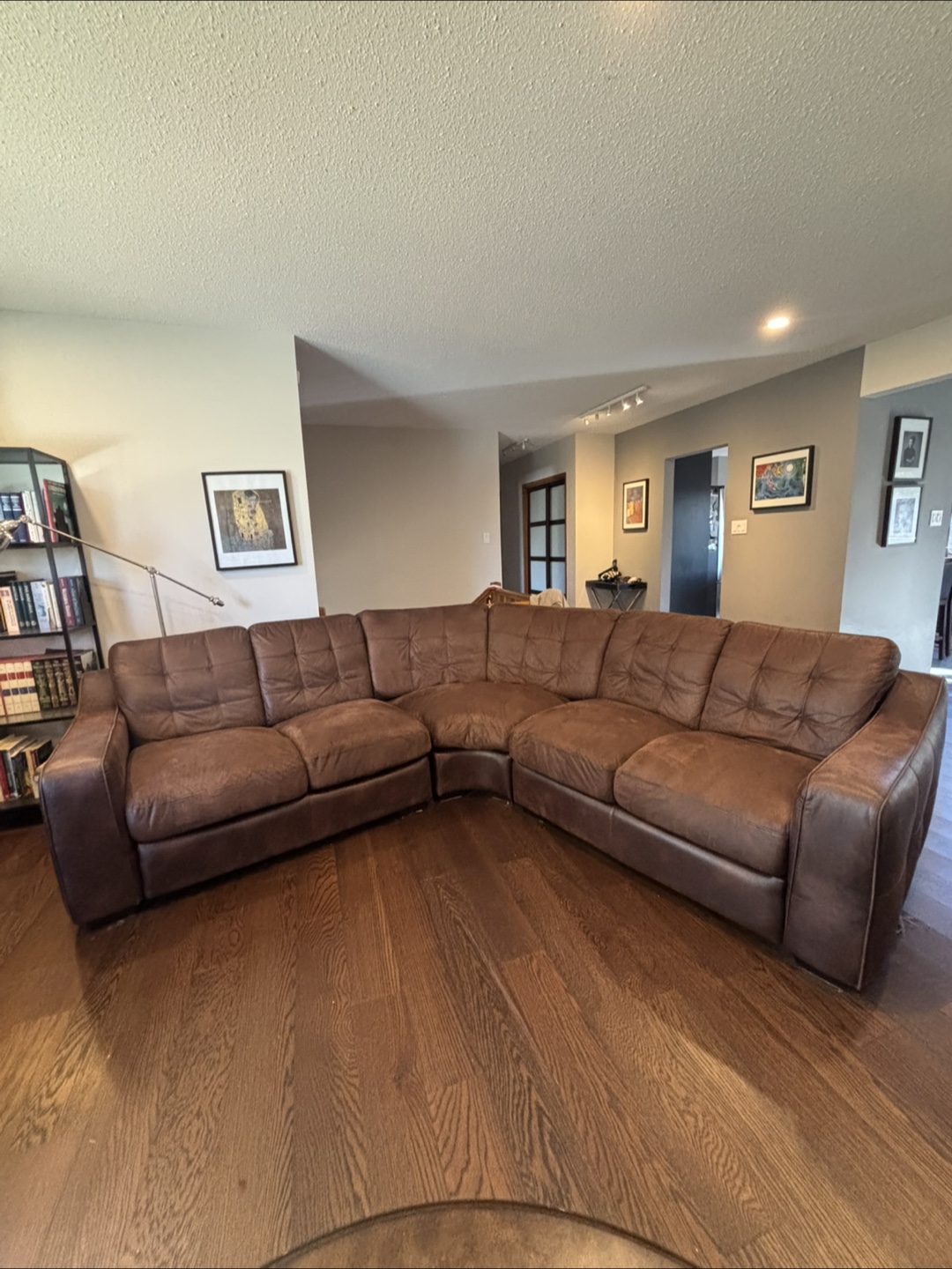 Brown Sectional Sofa - photo 2
