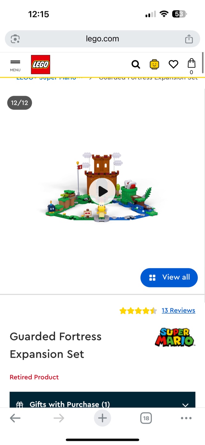 LEGO Super Mario 71362 Guarded Fortress Expansion Set - photo 2