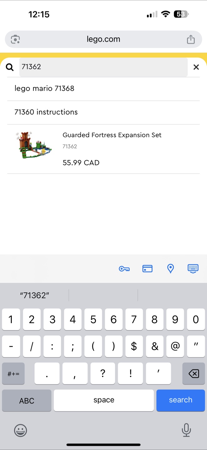 LEGO Super Mario 71362 Guarded Fortress Expansion Set