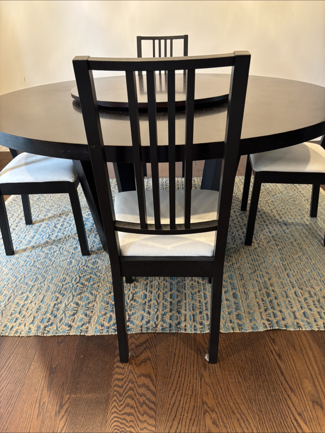 Round Dining Table with Four Chairs - photo 4