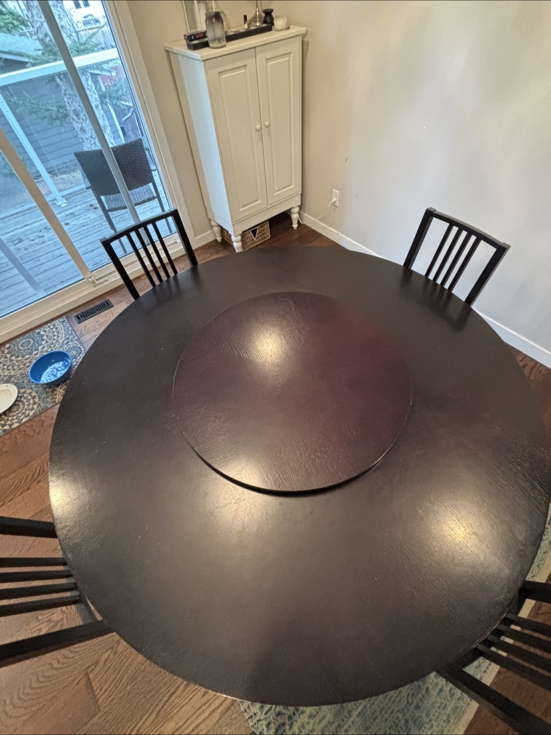 Round Dining Table with Four Chairs - photo 2