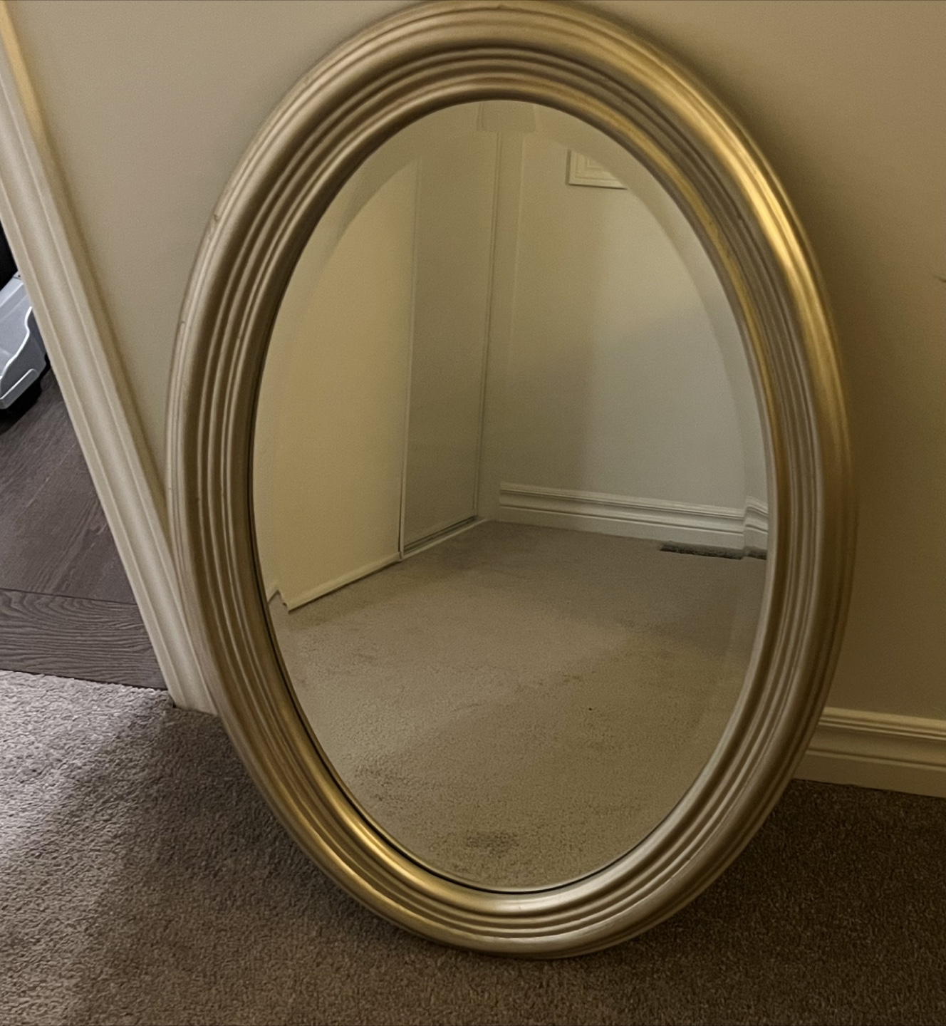 Oval Gold Mirror - photo 2