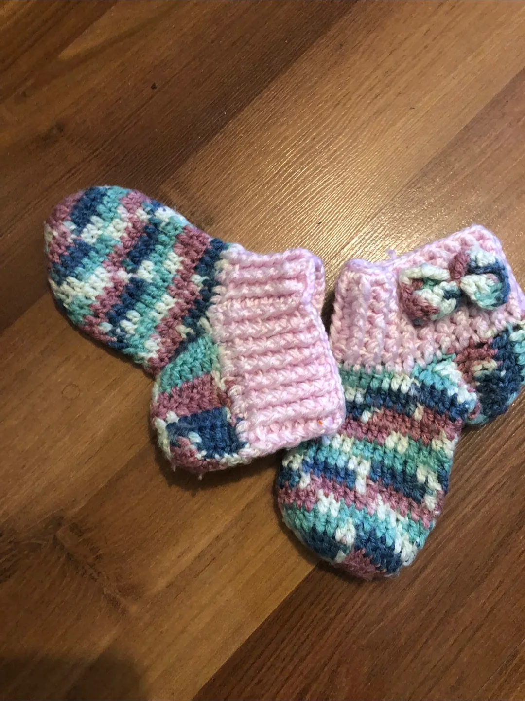 🏒Handmade Baby Booties - Crochet Winter Slippers image indicator(2)