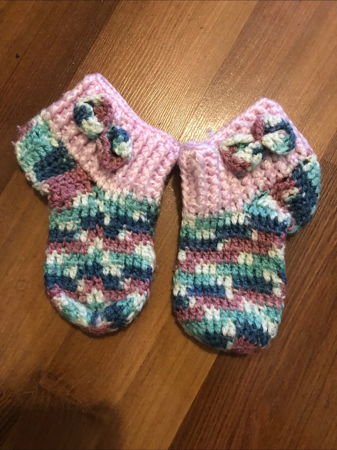 🏒Handmade Baby Booties - Crochet Winter Slippers image indicator(3)