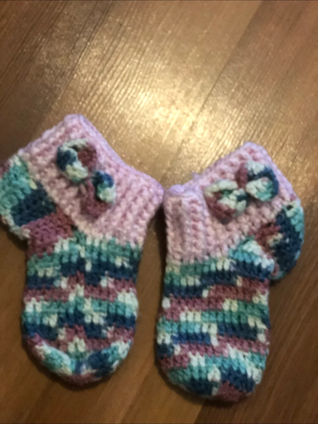 🏒Handmade Baby Booties - Crochet Winter Slippers thumbnail