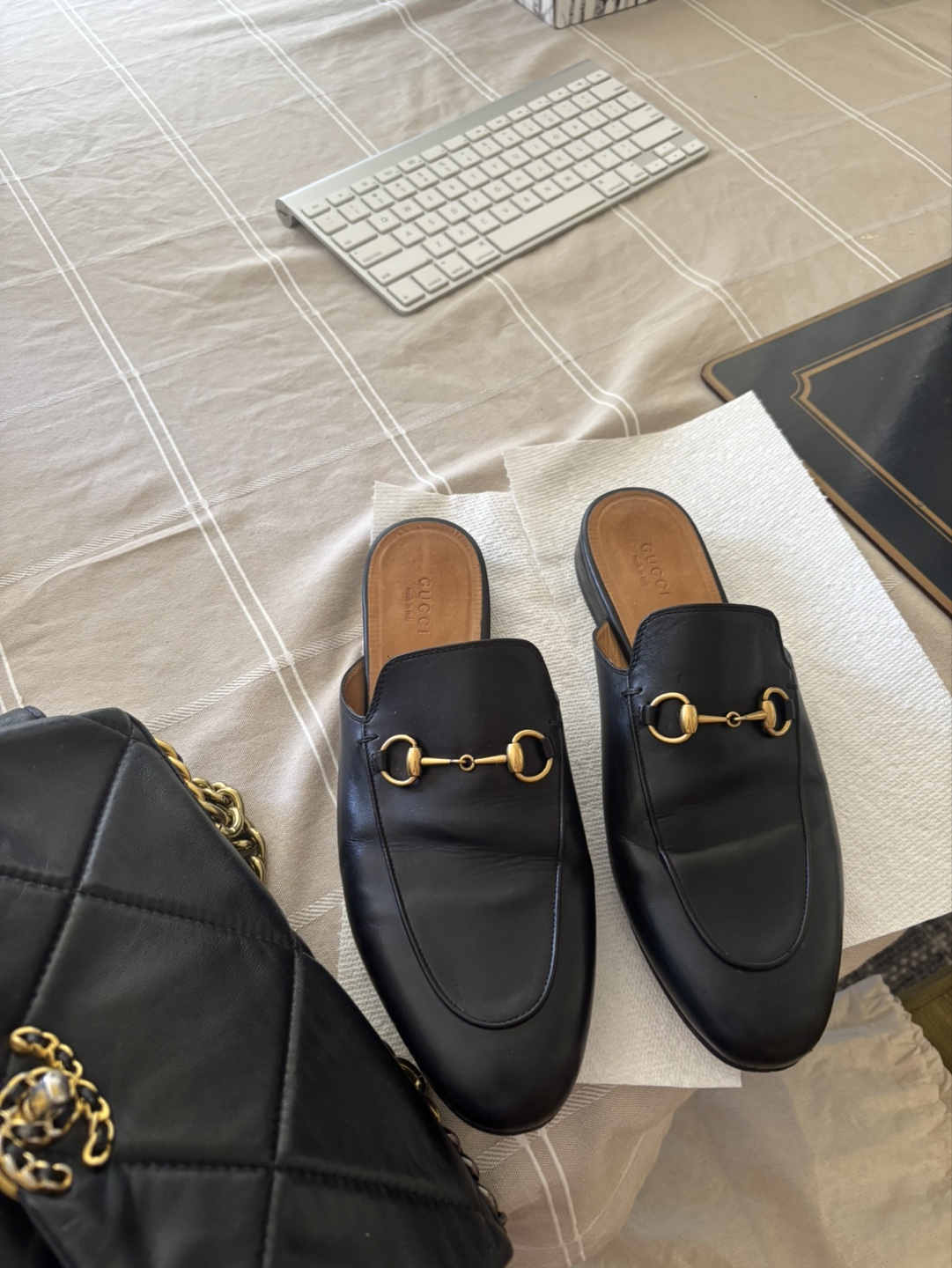 Gucci Leather Mules - Size 39 - photo 3