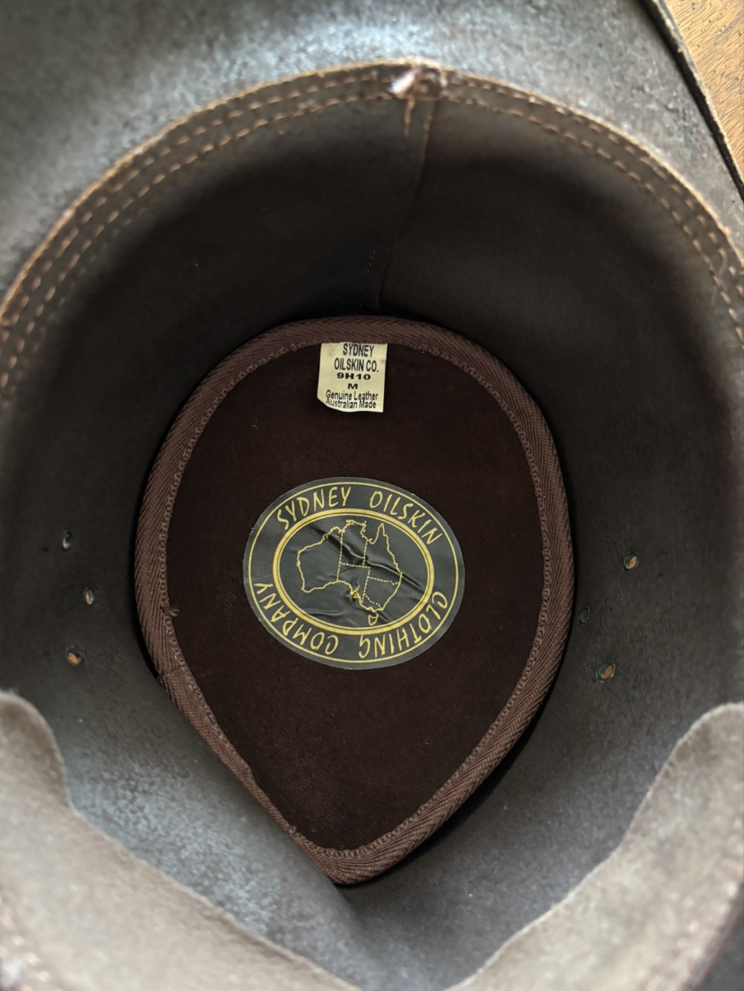 Brown Leather Cowboy Hat - photo 3