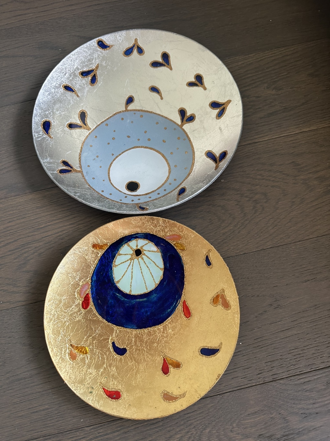 Pair of Decorative Evil Eye Plates