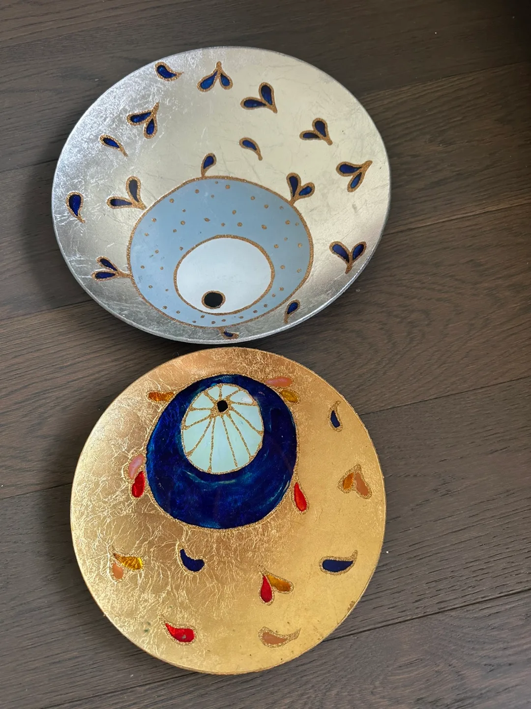 Pair of Decorative Evil Eye Plates