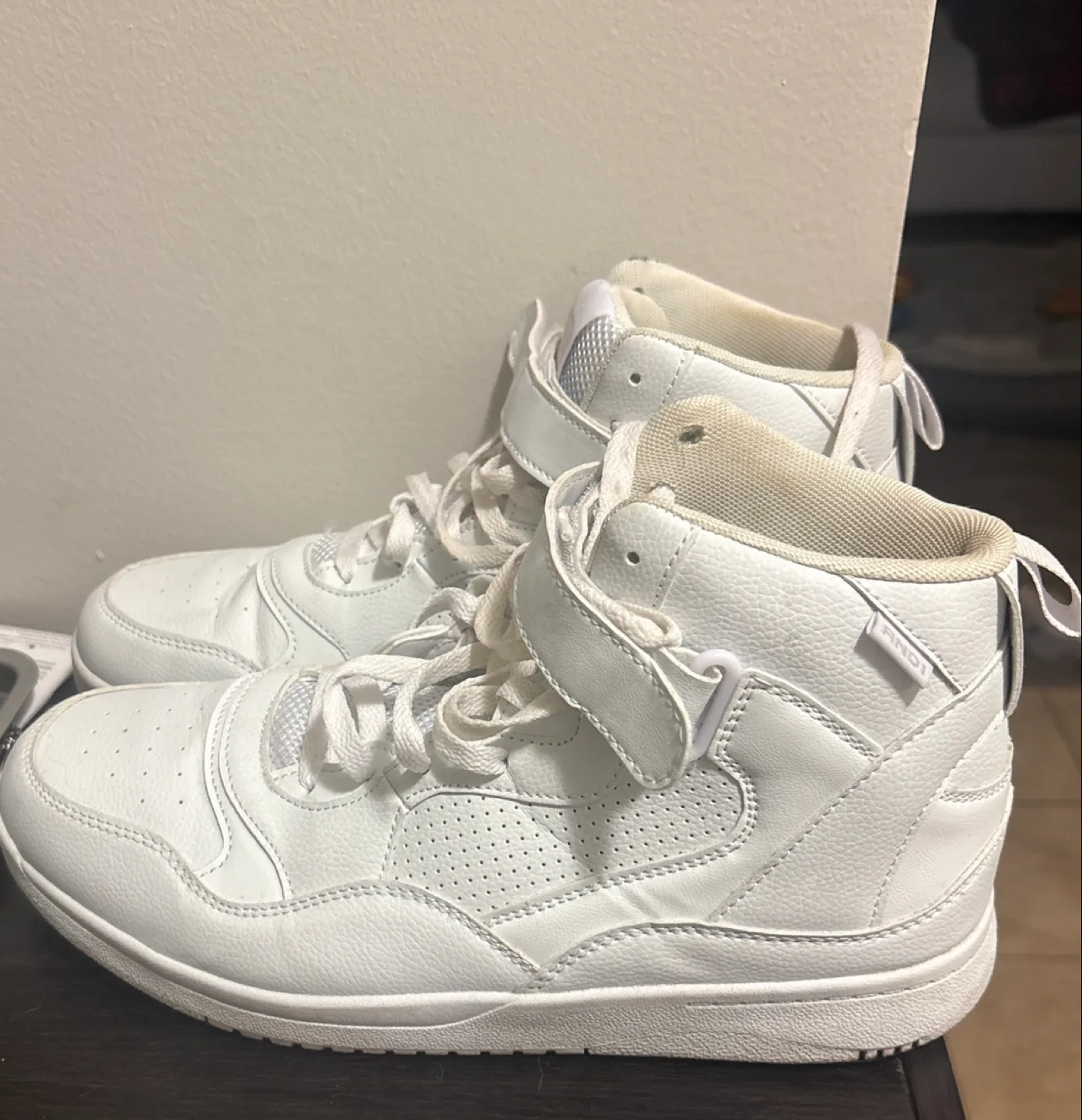 Women's White High-Top Sneakers thumbnail