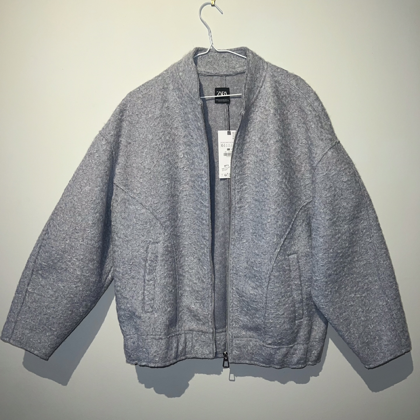 Zara Oversized Bomber Jacket - XS/S - photo 2