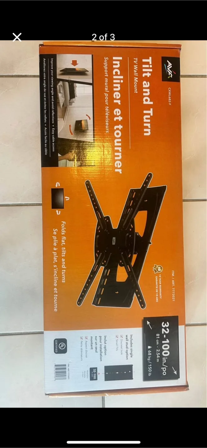 AVATAR Tilt and Turn TV Wall Mount - 32-100 inch image indicator(2)