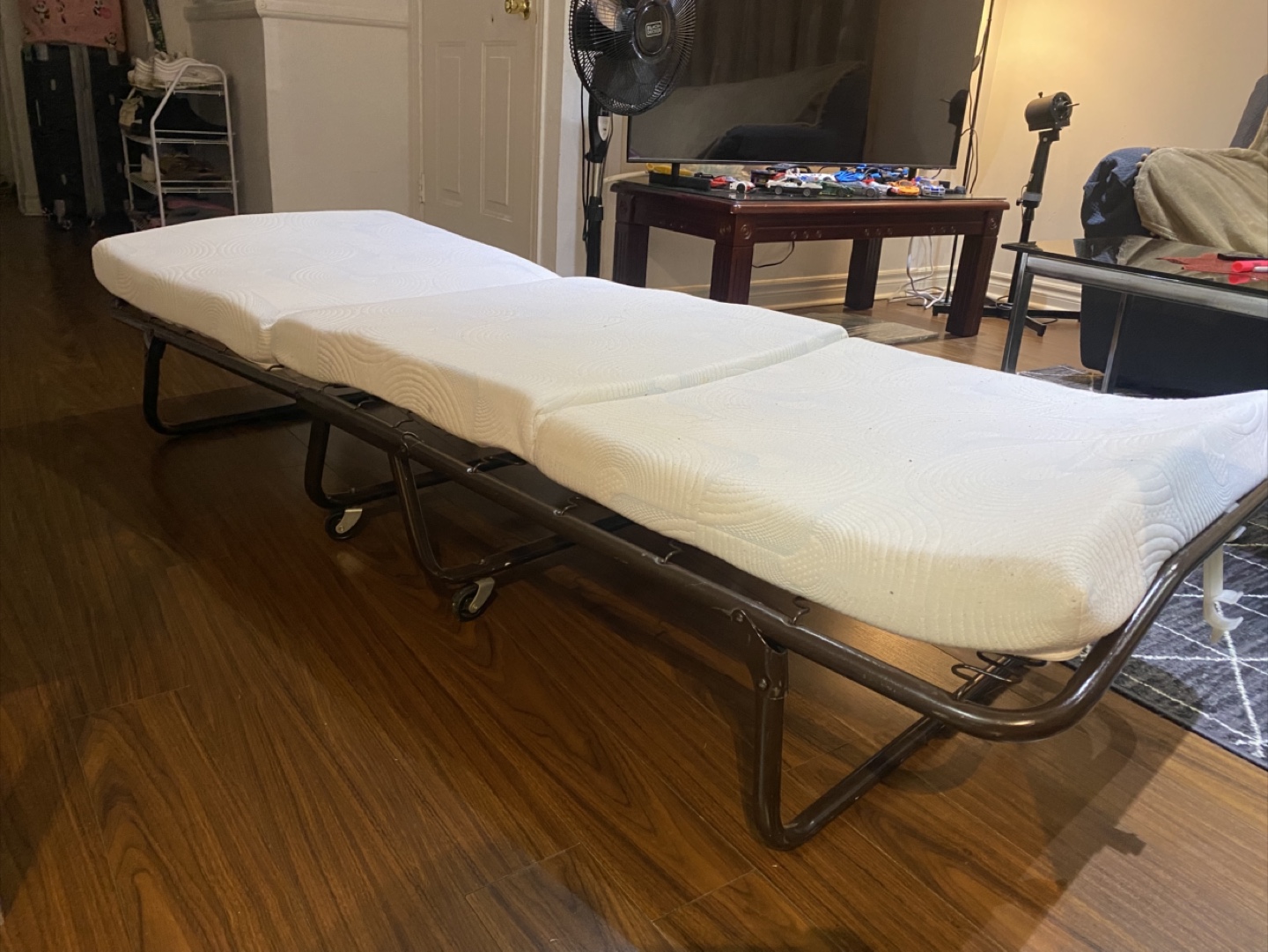 Single Folding bed frame with Single Tri-fold Mattress - photo 5