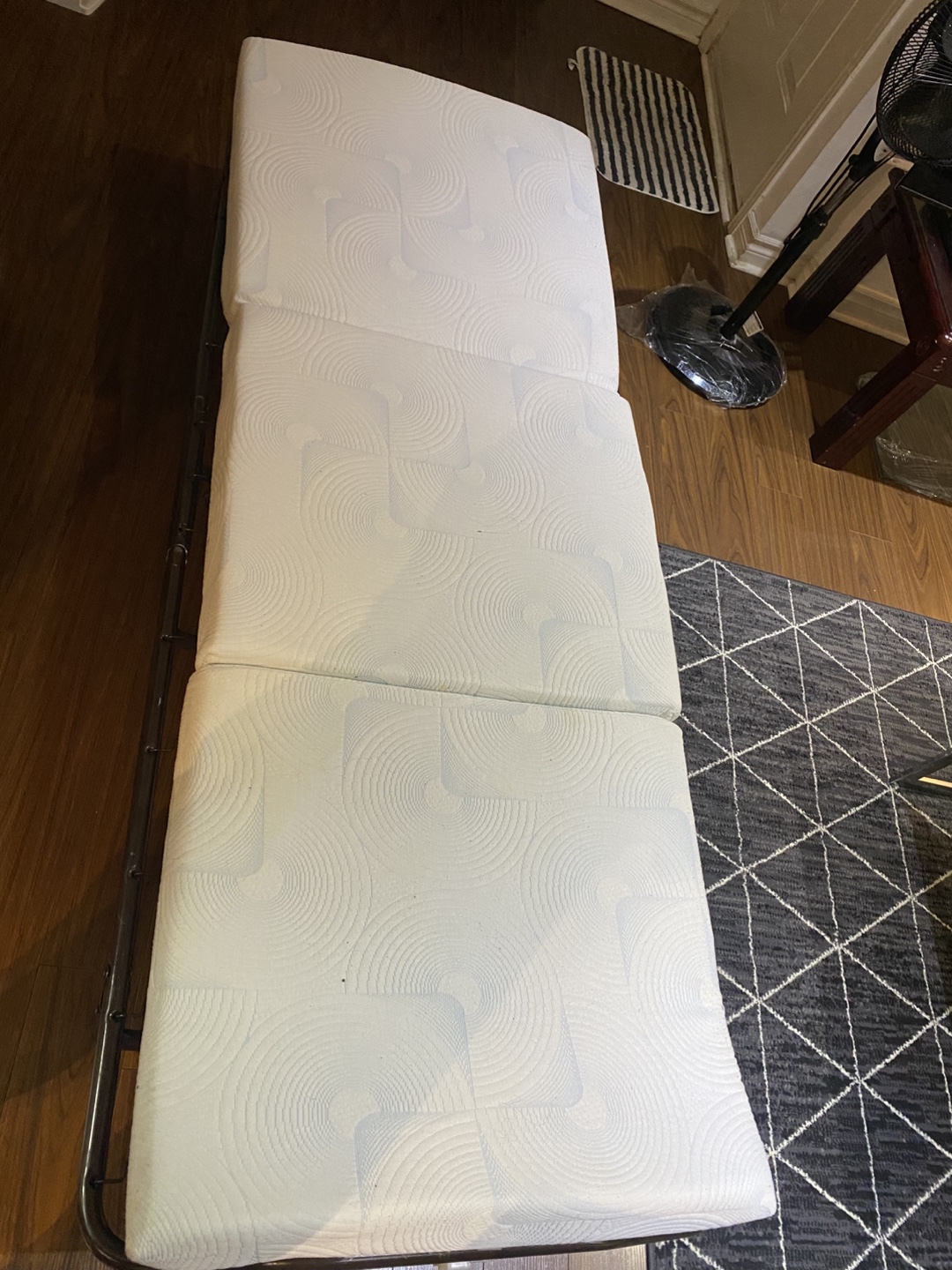Single Folding bed frame with Single Tri-fold Mattress - photo 4