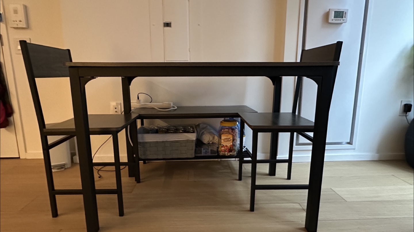 3-Piece Kitchen Table Set with Two Chairs - photo 4