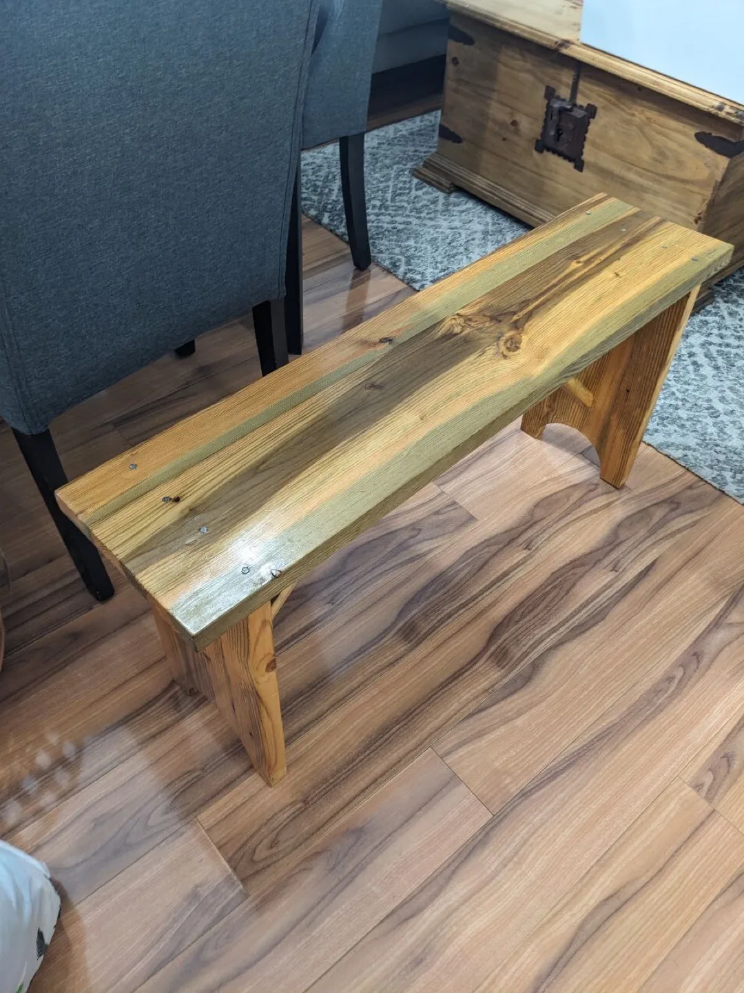 Rustic Wooden Bench thumbnail