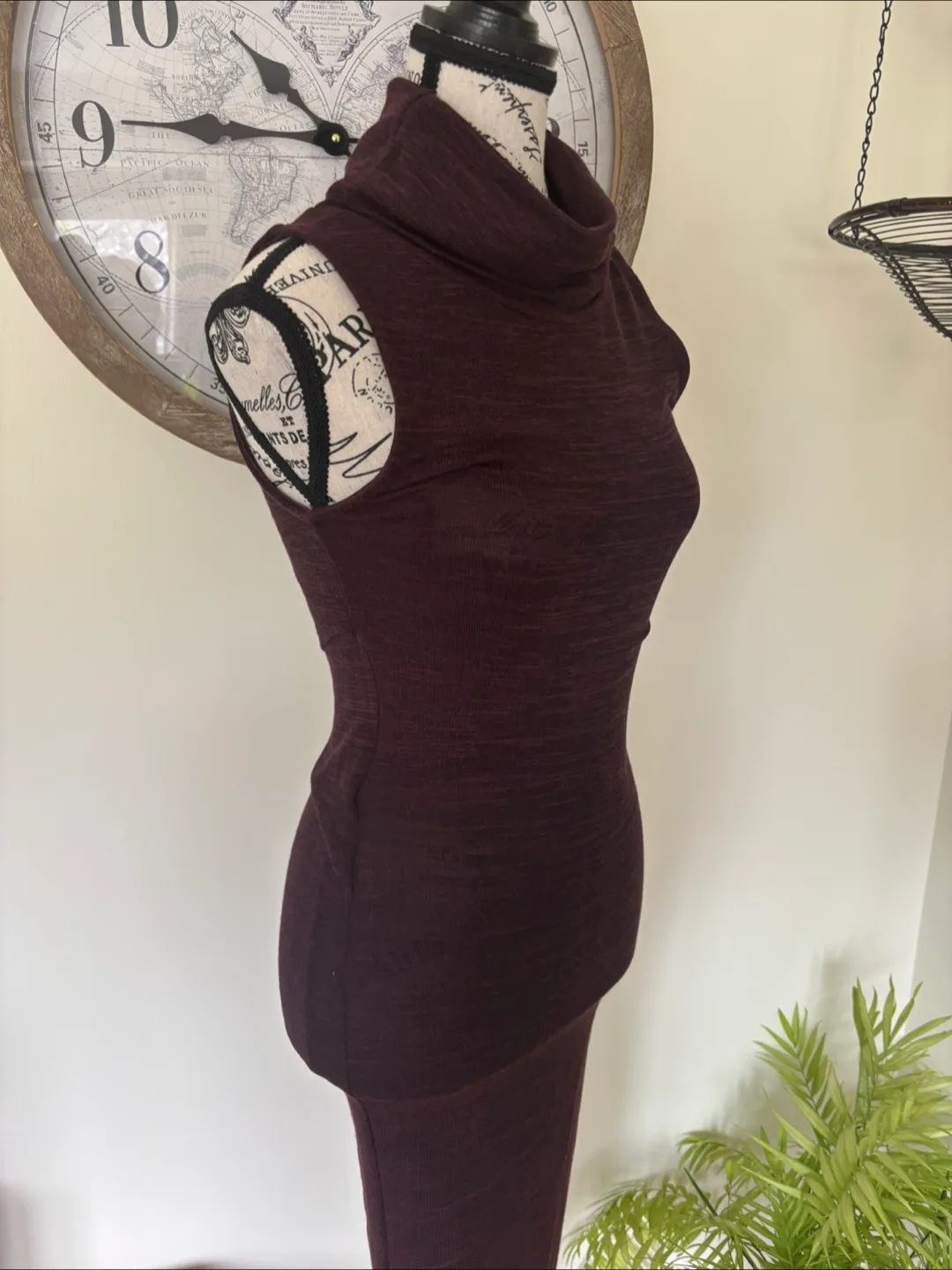 Streetwear Society Sleeveless Cowl Neck Midi Dress thumbnail