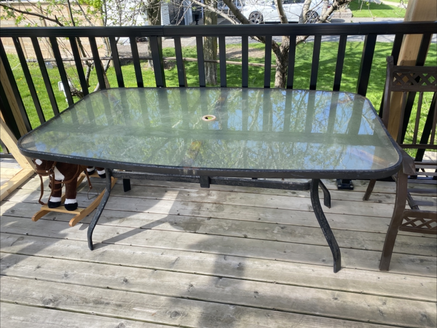 Classic Outdoor Glass Patio Table (CAN DELIVER) - photo 4