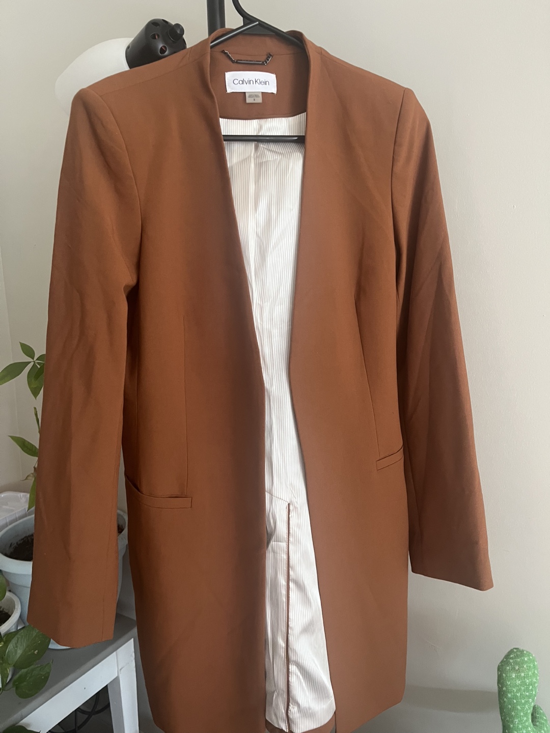 Calvin Klein Brown Blazer Jacket