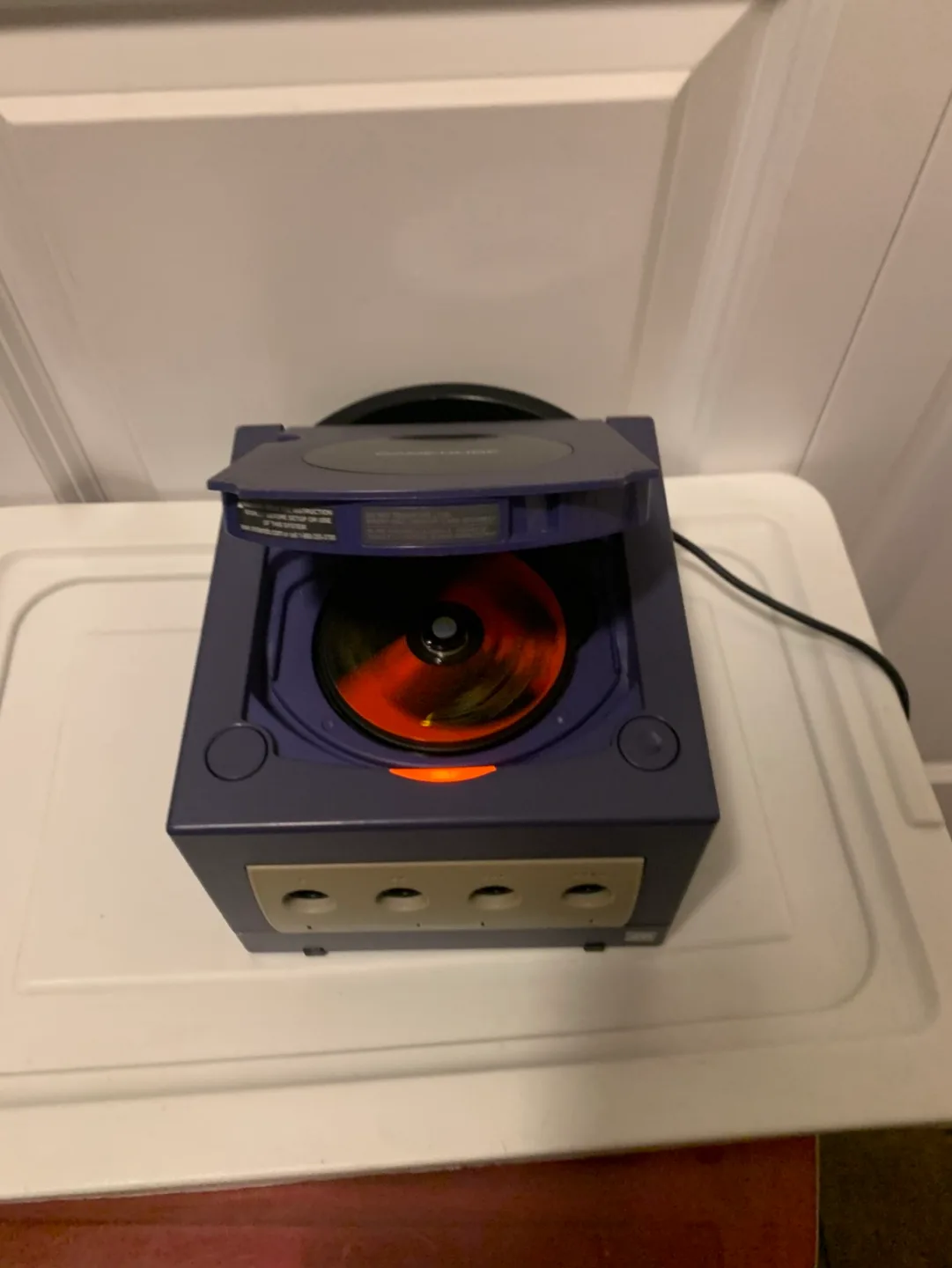 GameCube Indigo (Console Only)  No cords or controller UNIT only image indicator(2)