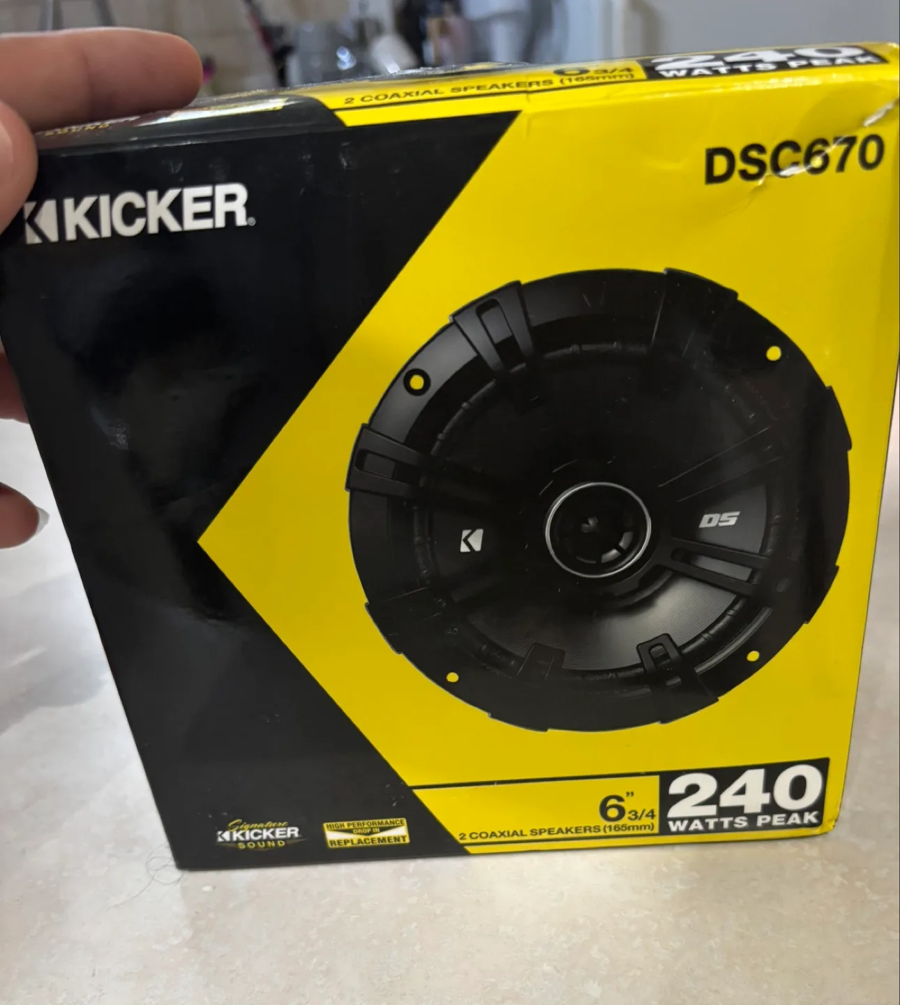 Kicker 2 pack 43DSC6704 D-Series 6.75" Car Speakers thumbnail