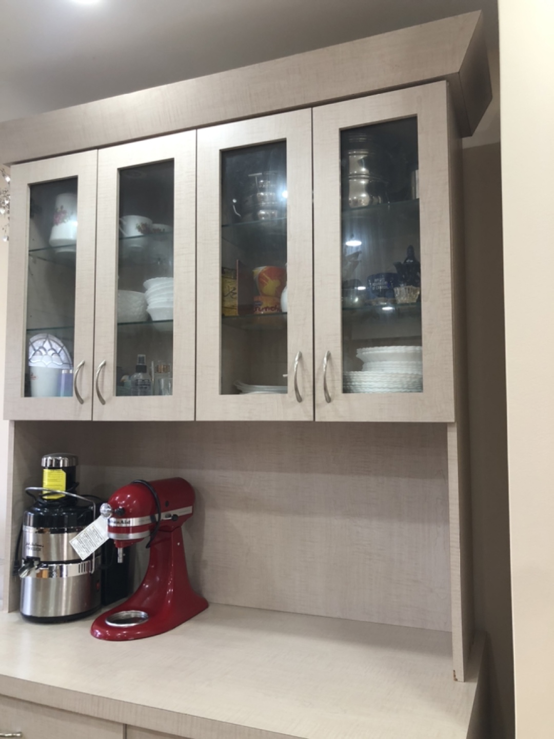 Kitchen Buffet/Hutch with Glass Doors - photo 2