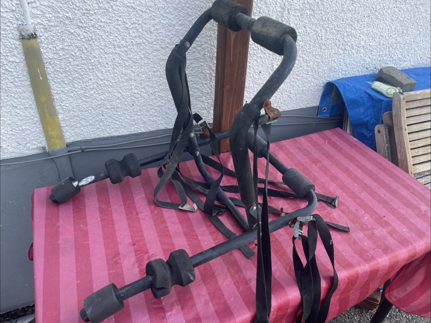 Used 2-Bike Trunk Mounted Car Bicycle Rack
