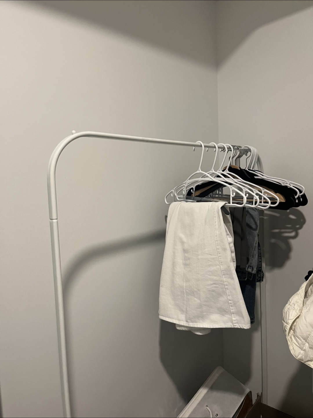 IKEA MULIG Clothes Rack - White - photo 2