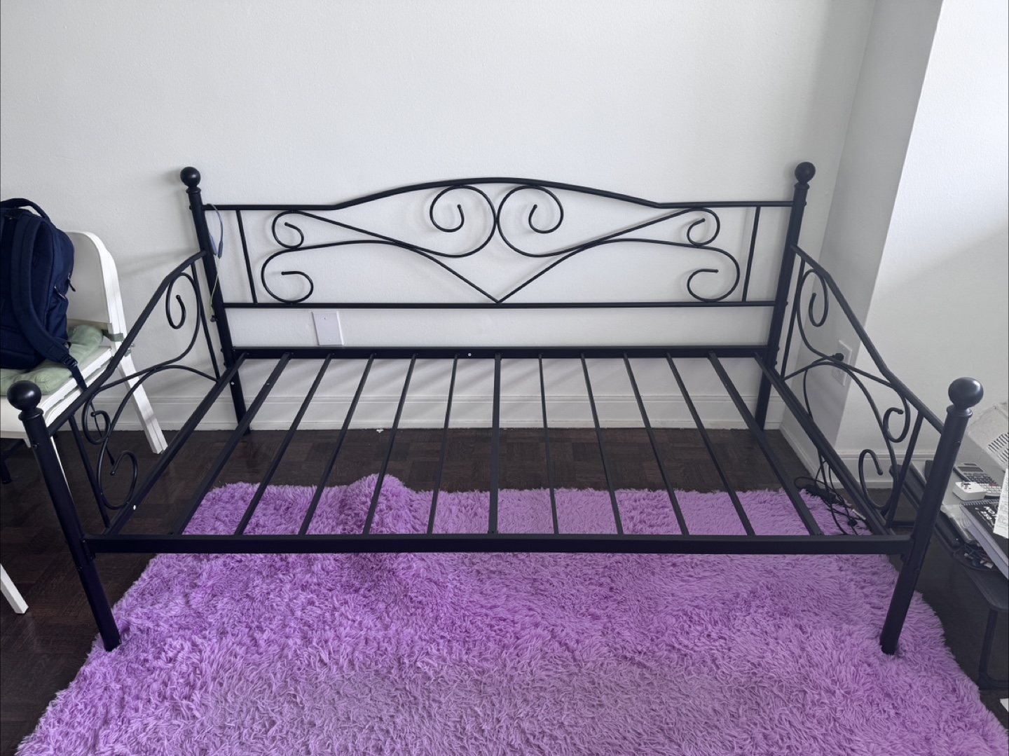 Black Metal Daybed Frame