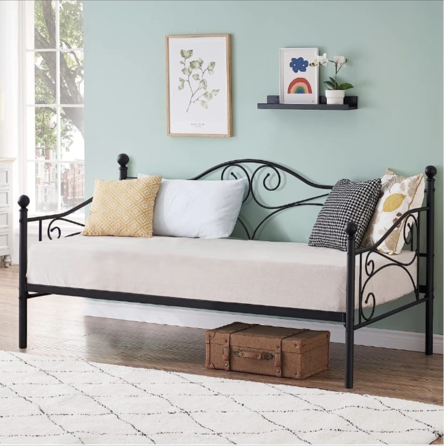 Black Metal Daybed Frame - photo 3