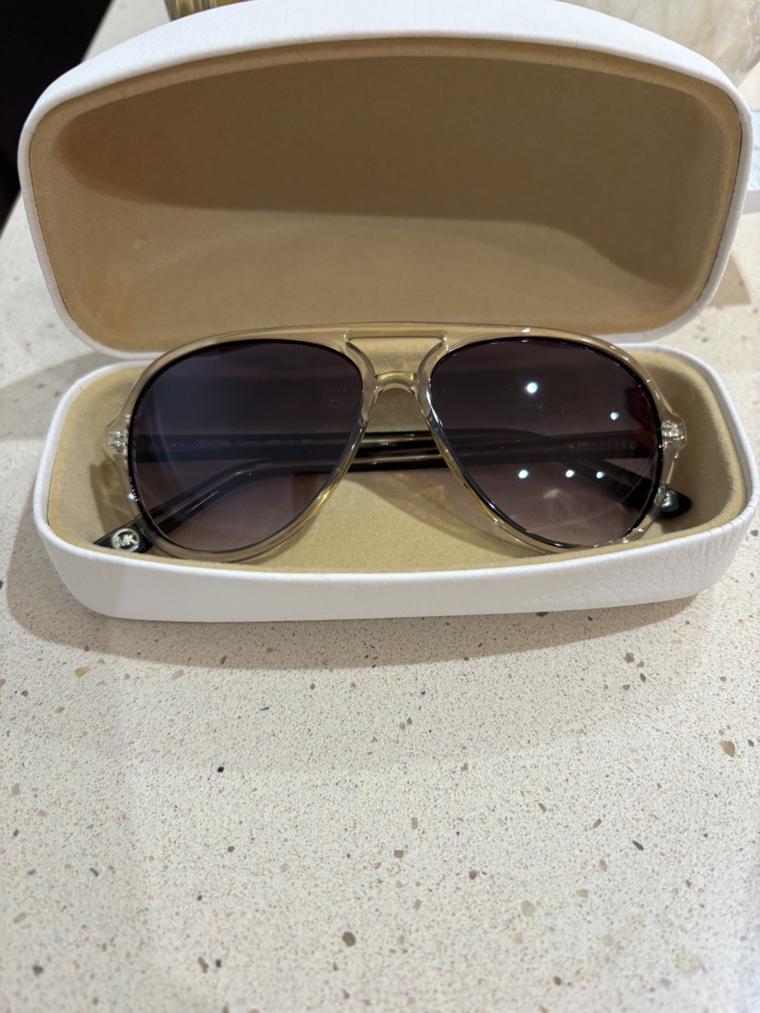 Michael Kors Aviator Sunglasses with Case