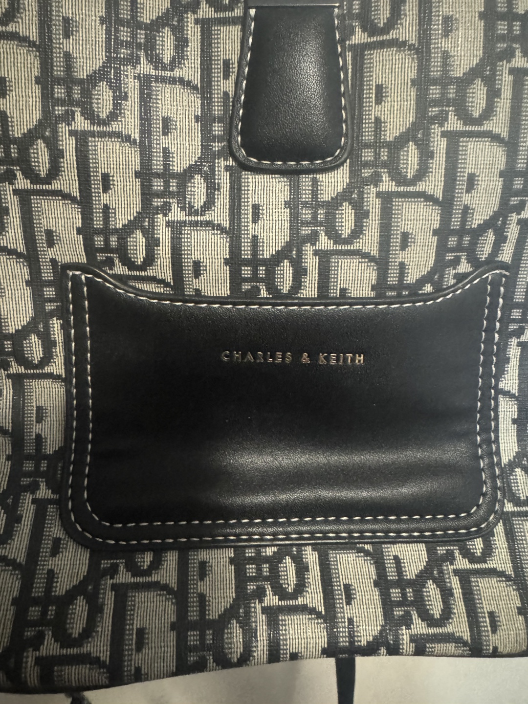 Charles & Keith monogram handbag