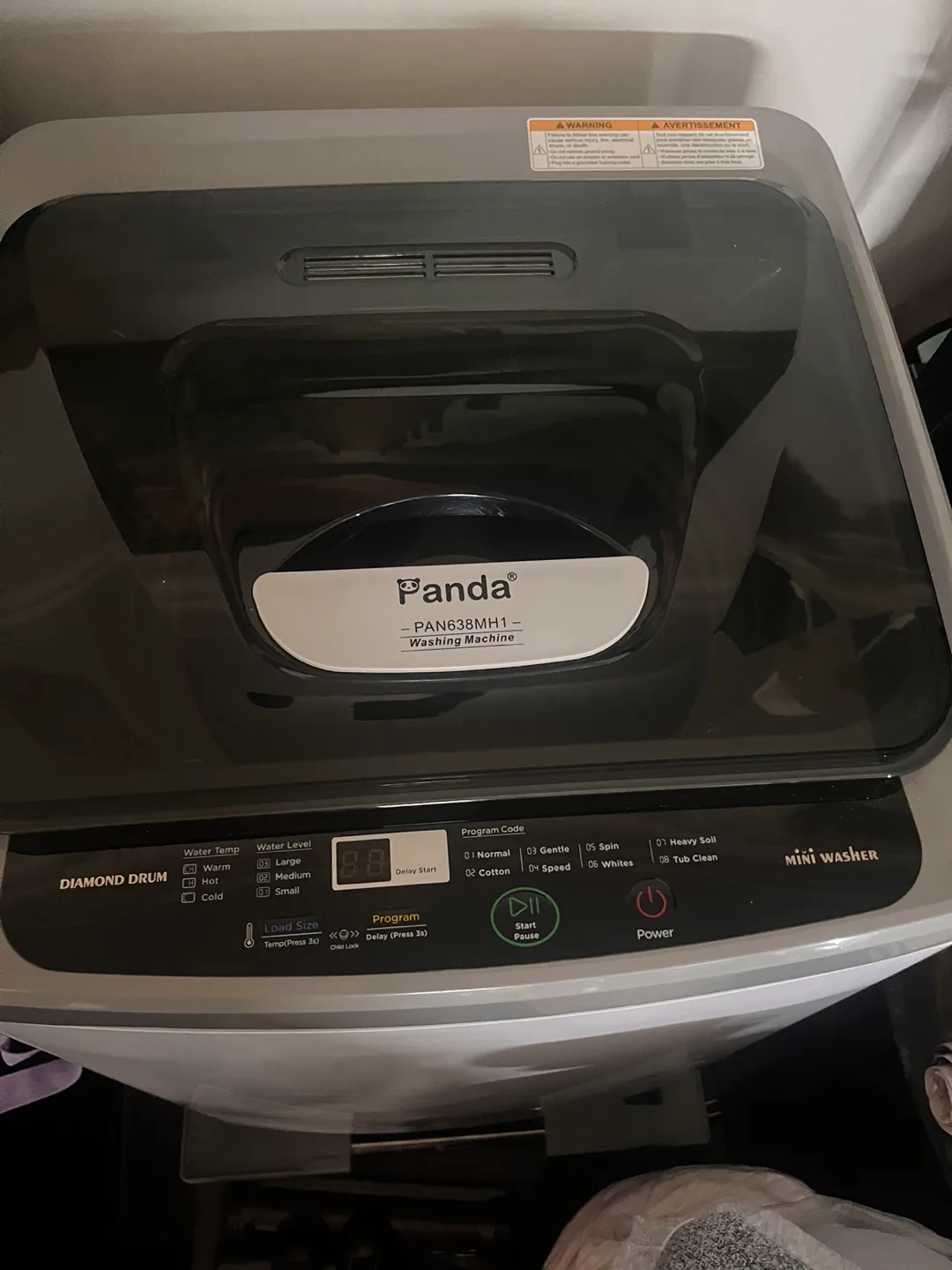 Panda Mini Washing Machine - PAN638MH1 image indicator(2)